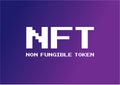 NFT or Non Fungible Tokens in 8-Bit Pixel Icon