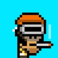 NFT, non fungible tokens crypto art, cryptopunks, NFT blockchain, Pixel art character on background