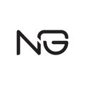 ng initial letter vector logo icon