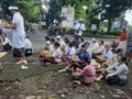 Ngaben Ceremony Balines Royalty Free Stock Photo