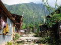 Ngadi village, Nepal - Annapurna trekking Royalty Free Stock Photo