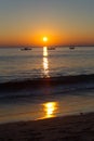 Ngapali beach with white sand, Myanmar Royalty Free Stock Photo