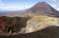 Ngauruhoe volcano with the Red Crater in Tongariro National Park, New Zealand Royalty Free Stock Photo