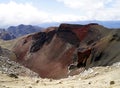 Ngauruhoe volcano with the Red Crater in Tongariro National Park, New Zealand Royalty Free Stock Photo