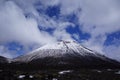 Ngauruhoe Volcano in Tongariro National Park in New Zealand Royalty Free Stock Photo