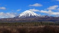 Ngauruhoe volcano in Tongariro National Park, New Zealand Royalty Free Stock Photo