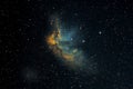 NGC7380 Wizard nebula in HST palette Royalty Free Stock Photo