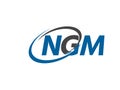 NGM logo, design, vector illustration Royalty Free Stock Photo