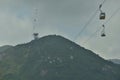 Ngong Ping 360 cable car Royalty Free Stock Photo