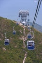 Ngong Ping 360 - a gondola lift on Lantau Island - Hong Kong