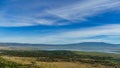 Ngorongoro crater national park viewpoint panorama Africa Tanzania 2022 Royalty Free Stock Photo