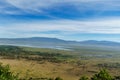 Ngorongoro crater national park viewpoint panorama Africa Tanzania 2022 Royalty Free Stock Photo