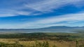 Ngorongoro crater national park viewpoint panorama Africa Tanzania 2022 Royalty Free Stock Photo