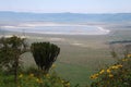 The Ngorongoro crater in Tanzania Royalty Free Stock Photo