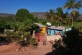 Ngorongoro, Tanzania - 07 Jan 2017: Lodge in Village of Masai, Tanzania Royalty Free Stock Photo