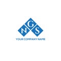 NGS letter logo design on WHITE background. NGS creative initials letter logo concept. NGS letter design.NGS letter logo design on