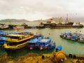 Nha Trang Harbor ships boats - Vietnam
