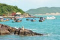 Nha Trang, Vietnam, January, 18, 2015. Nha Trang, boats in Nha trang bay