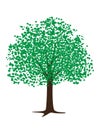 Hand drawn vector tree Royalty Free Stock Photo