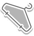 Hanger Isolated Vector Icon for Sewing and Tailoring