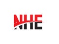 NHE Letter Initial Logo Design Vector Illustration Royalty Free Stock Photo