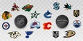 NHL. Arizona Coyotes, Blackhawks, Colorado Avalanche, Dallas Stars, Nashville Predators, St. Louis Blues, Winnipeg Jets, Anaheim