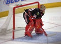 NHL Chicago Black Hawks Goalie Royalty Free Stock Photo