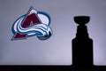 NHL Hockey Concept photo. silhouette of Stanley Cup Royalty Free Stock Photo