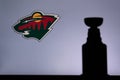 NHL Hockey Concept photo. silhouette of Stanley Cup Royalty Free Stock Photo