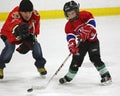 NHL Hockey Theo Fleury Helps Player
