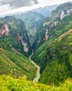 Nho Que River Valley, Van, Ha Giang Royalty Free Stock Photo