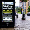 NHS COVID-19 Public Health Advisory Notice To Get Tested