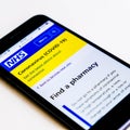 NHS Covid-19 Public Information App Guidance To Locate A Pharmacy Or Chemist During Coronavirus