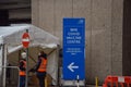 NHS Covid Vaccine Centre in Wembley, London