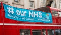 The NHS In Crisis demonstration, through central London, in protest of underfunding and privatisation in the NHS.