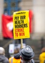 NHS Nurses strike action due to lack of pay rises