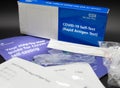 NHS Rapid test for Covid 19 Royalty Free Stock Photo