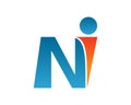 Ni Letter Logo Icon Template 1