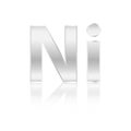 Ni - Nickel symbol, isolated, vector illustration