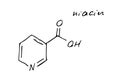 Niacin Chemistry Molecule Formula Hand Drawn Imitation