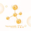 Niacinamide, Niacin, Nicotinnic acid serum Skin Care Cosmetic,