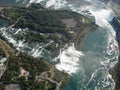 Niagara fall aerial view