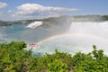 Niagara fall with raibow Royalty Free Stock Photo