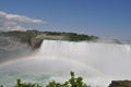 Niagara fall with raibow Royalty Free Stock Photo