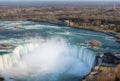 Niagara Falls Aerial View Canadian Royalty Free Stock Photo