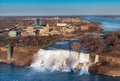 Niagara Falls Aerial View Canadian Royalty Free Stock Photo