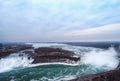 Niagara Falls Aerial View Canadian Royalty Free Stock Photo