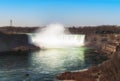 Niagara Falls Aerial View Canadian Royalty Free Stock Photo