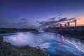 Niagara Falls And American Falls, New York State, USA