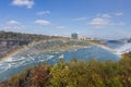 Niagara Falls in autumn, USA Royalty Free Stock Photo